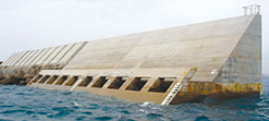 Planning, design and observation of break water (Naha port)