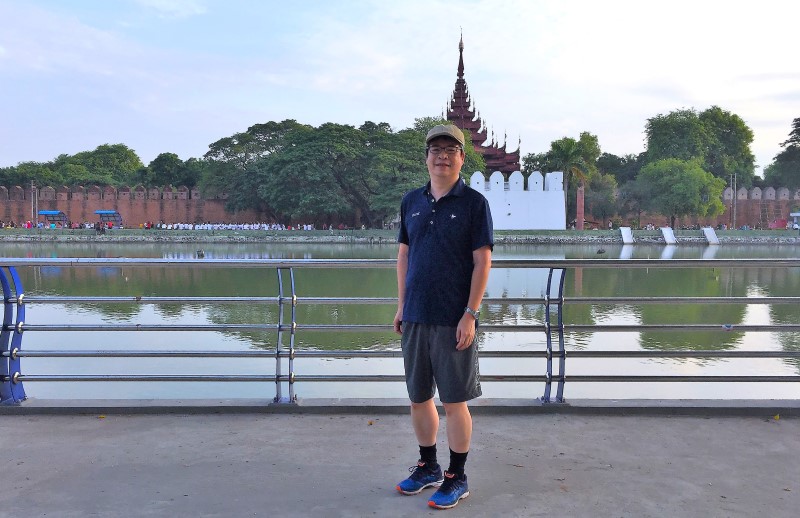 マンダレーで早朝ランニング