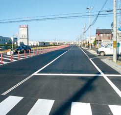 补偿用地修建道路