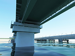 CIM model of design and construction planning for bridges
