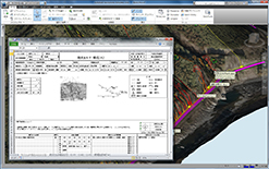 CIM model of maintenance and management for disaster prevention against falling stones